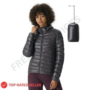 Ultra-Lightweight Packable Down Puffer Jacket Slim Fit Winter Warm Coat